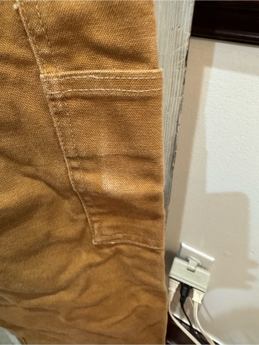 Carhartt Brown Canvas Duck Overalls - Picture 6 of 8